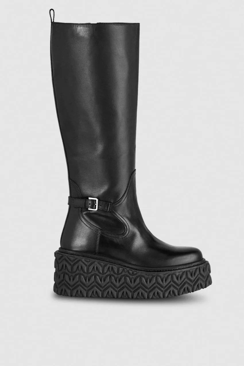 Bikerstiefel aus Leder