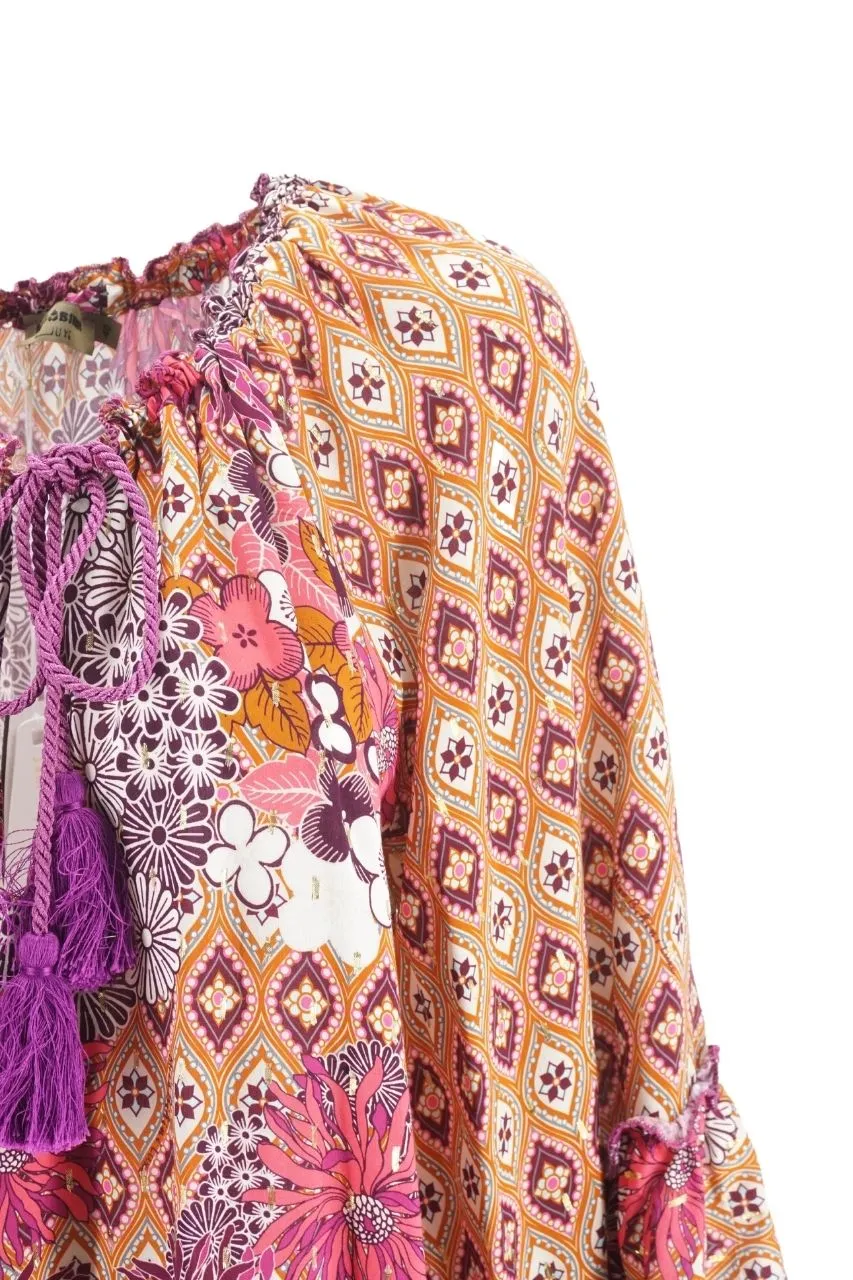 Caftan Miss Bikini in Pattern / Beige