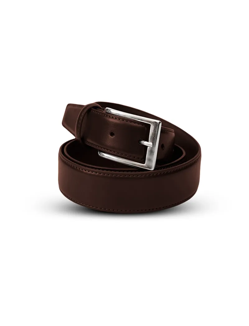 Cintura classica in pelle