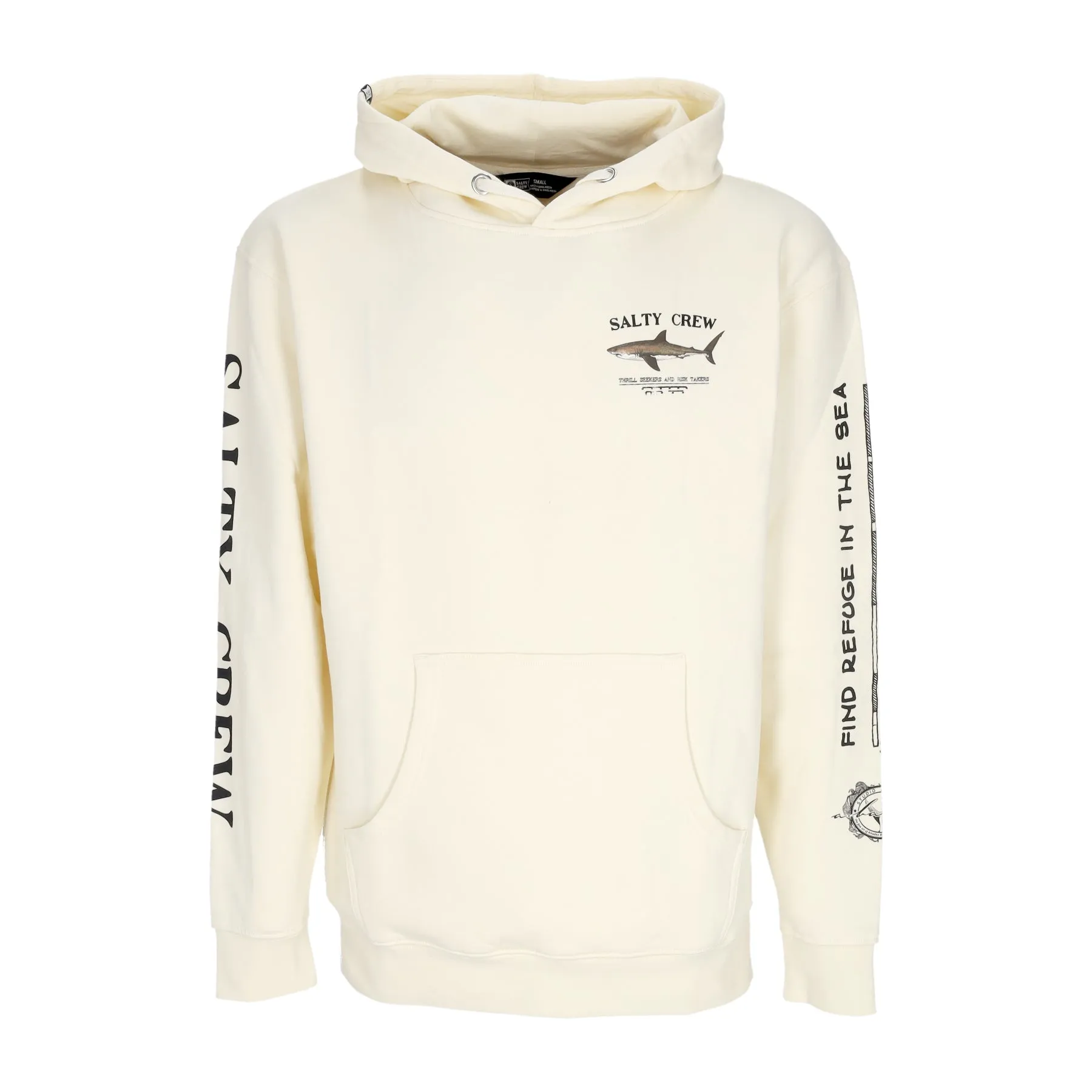 Felpa Cappuccio Uomo Bruce Hood Fleece Bone