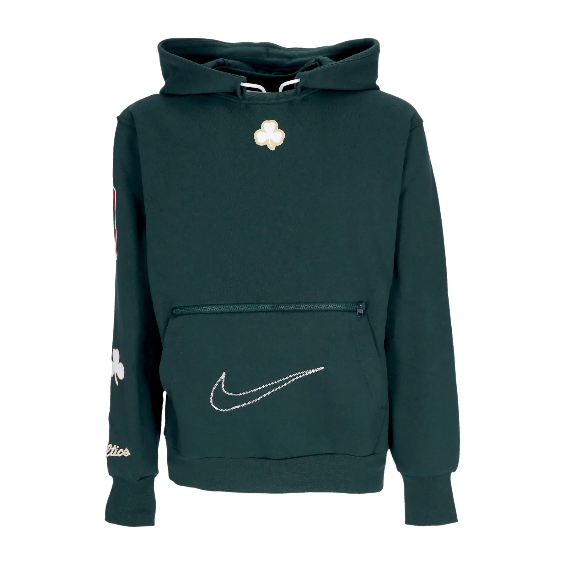 Felpa Cappuccio Uomo Nba City Edition Courtside Hoodie Boscel Pro Green