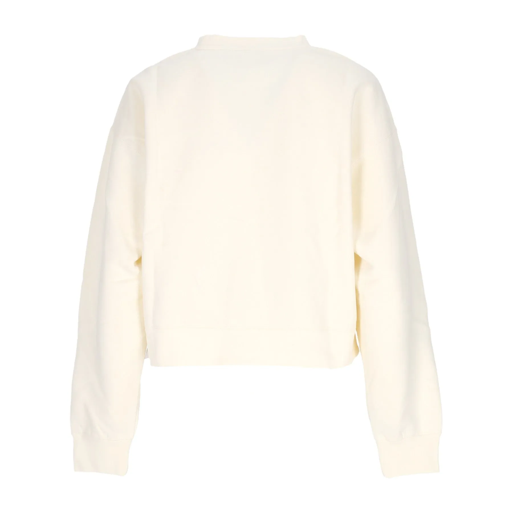 Felpa Girocollo Donna W Amelia Crew Fleece Unbleached