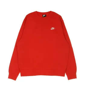 Felpa Girocollo Uomo Club Crew Bb Mineral/white