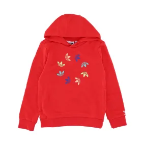 Felpa Leggera Cappuccio Ragazzo Adicolor Hoodie Vivid Red