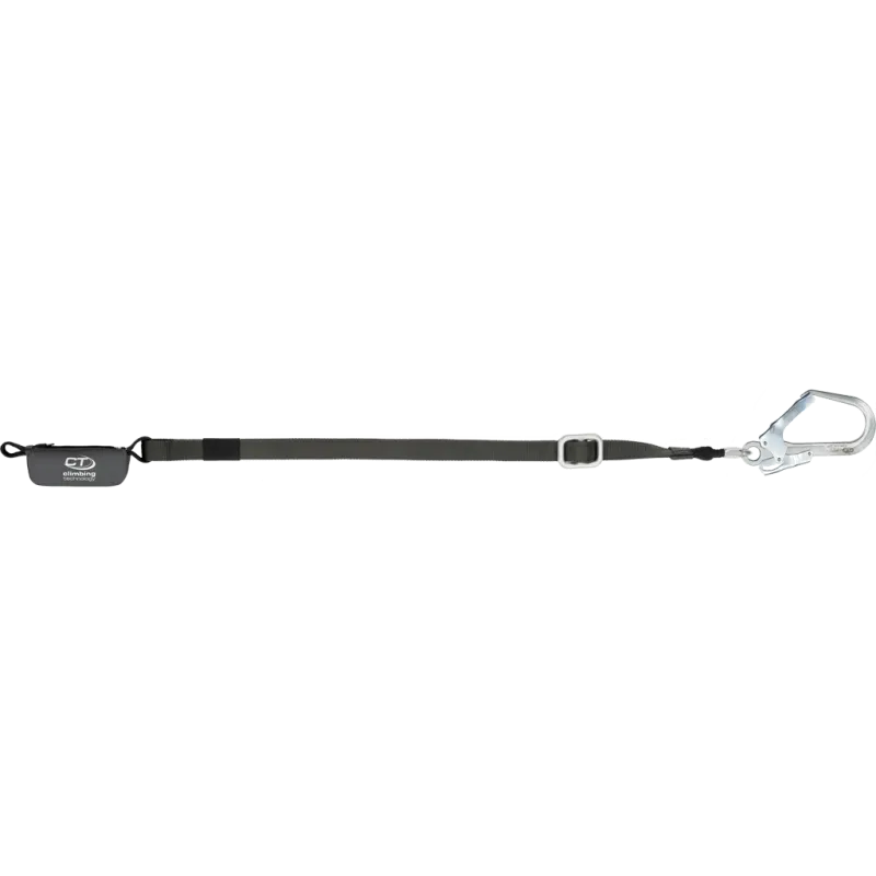 FLEX ABS 140 REG STEEL - Cordino regolabile anticaduta con assorbitore d'energia