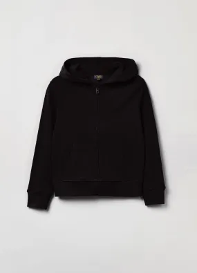 Full-zip Fitness in French Terry con cappuccio