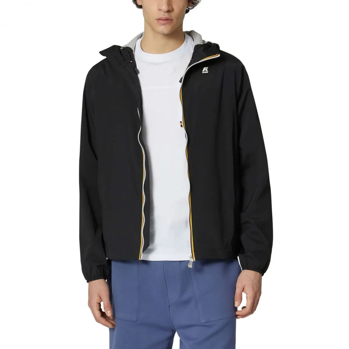 Giacca Jack Stretch Nylon Jersey Black Pure