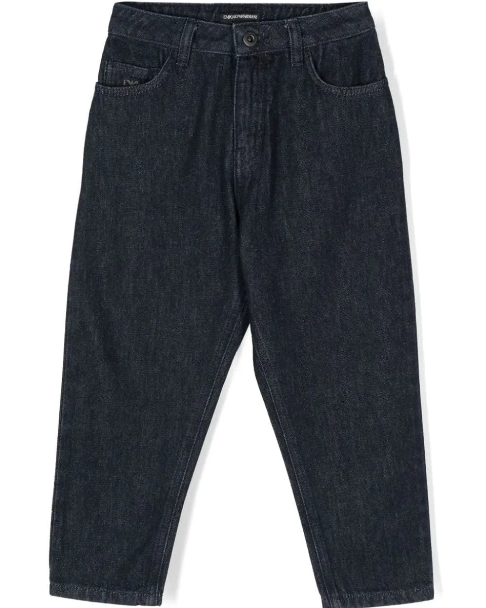 Jeans con placca logo Armani A/I 2024