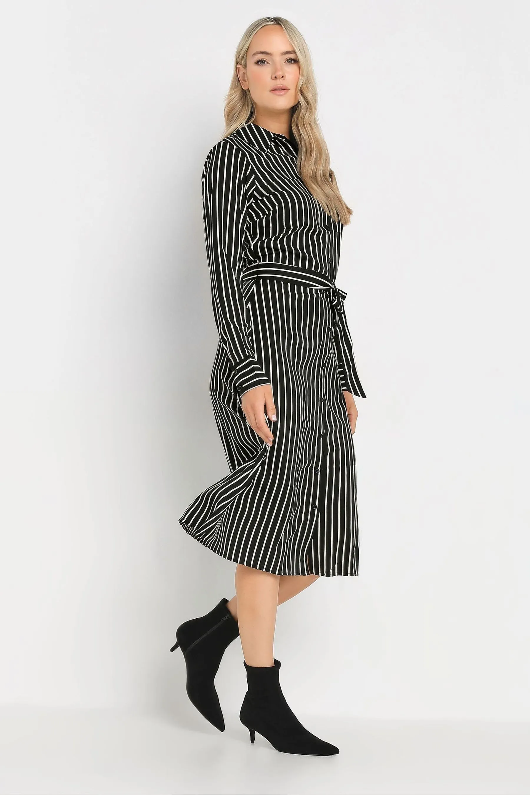 Long Tall Sally Stripe Shirt Dress    