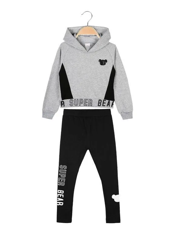 Miss Azur Combinaison sport fille 2 pièces avec legging