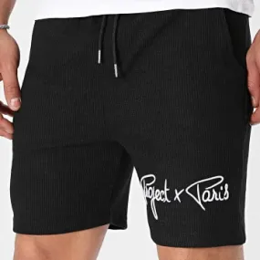 Pantaloncini da jogging T224011 Nero