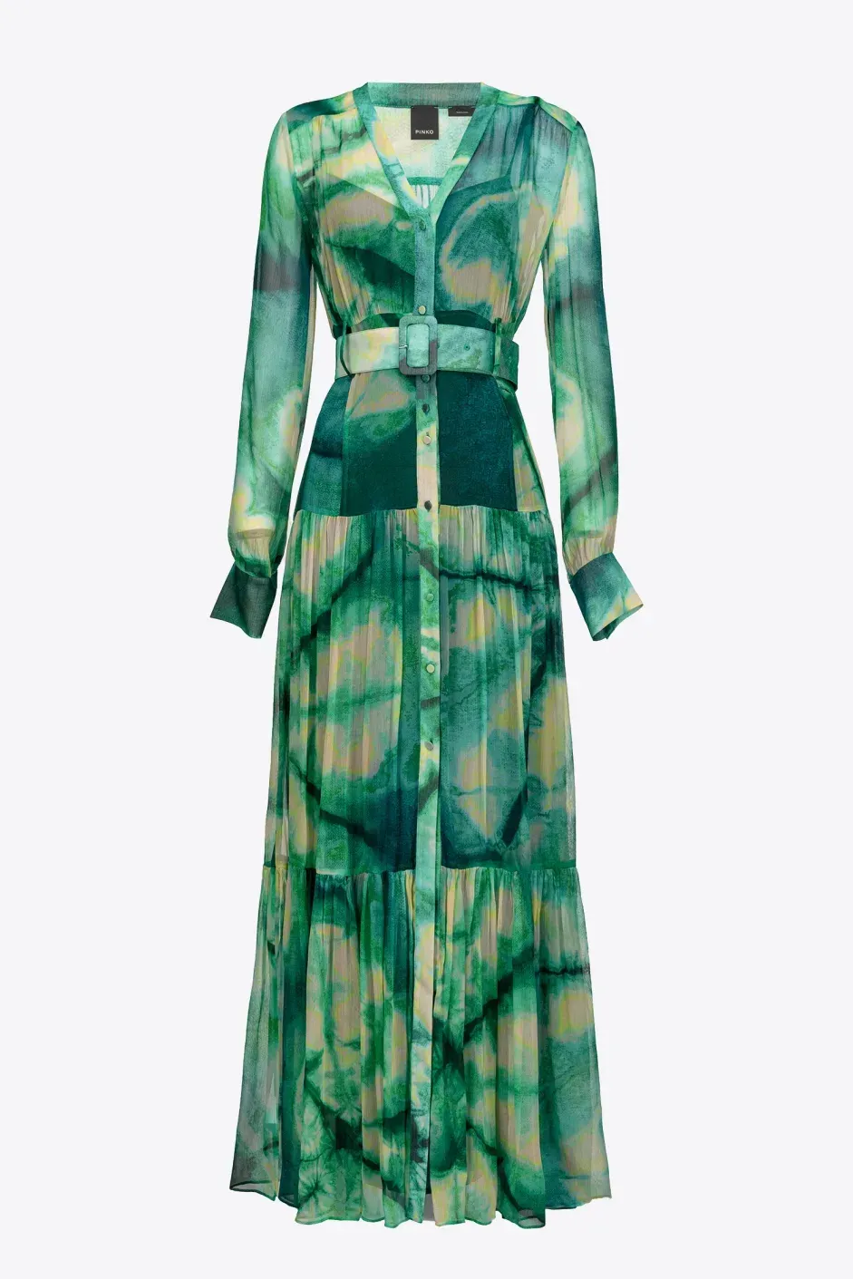 Pinko Patterned Dress / Green
