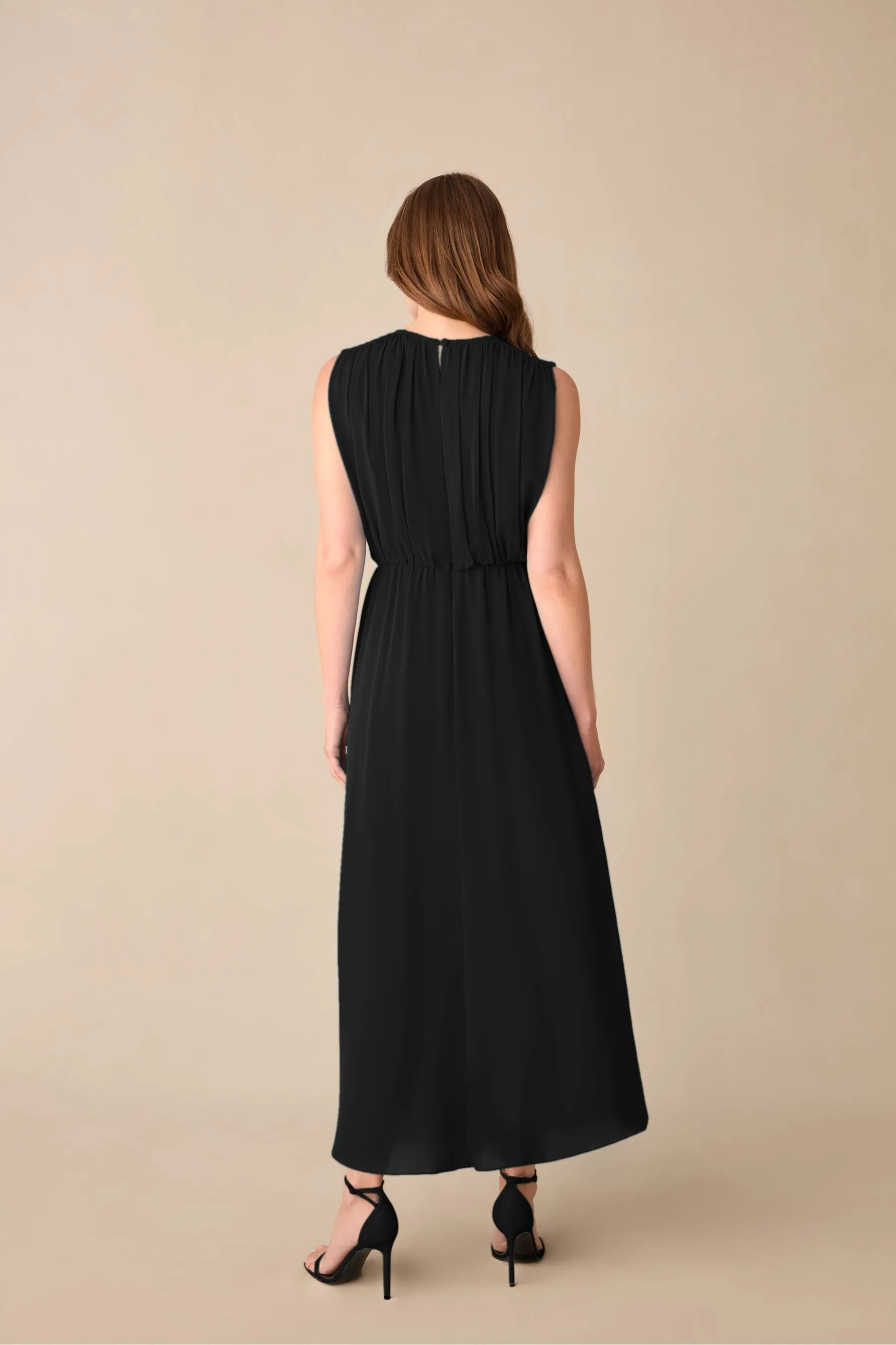 Ro&Zo Petite - Lucia Gathered Waist Maxi Dress    