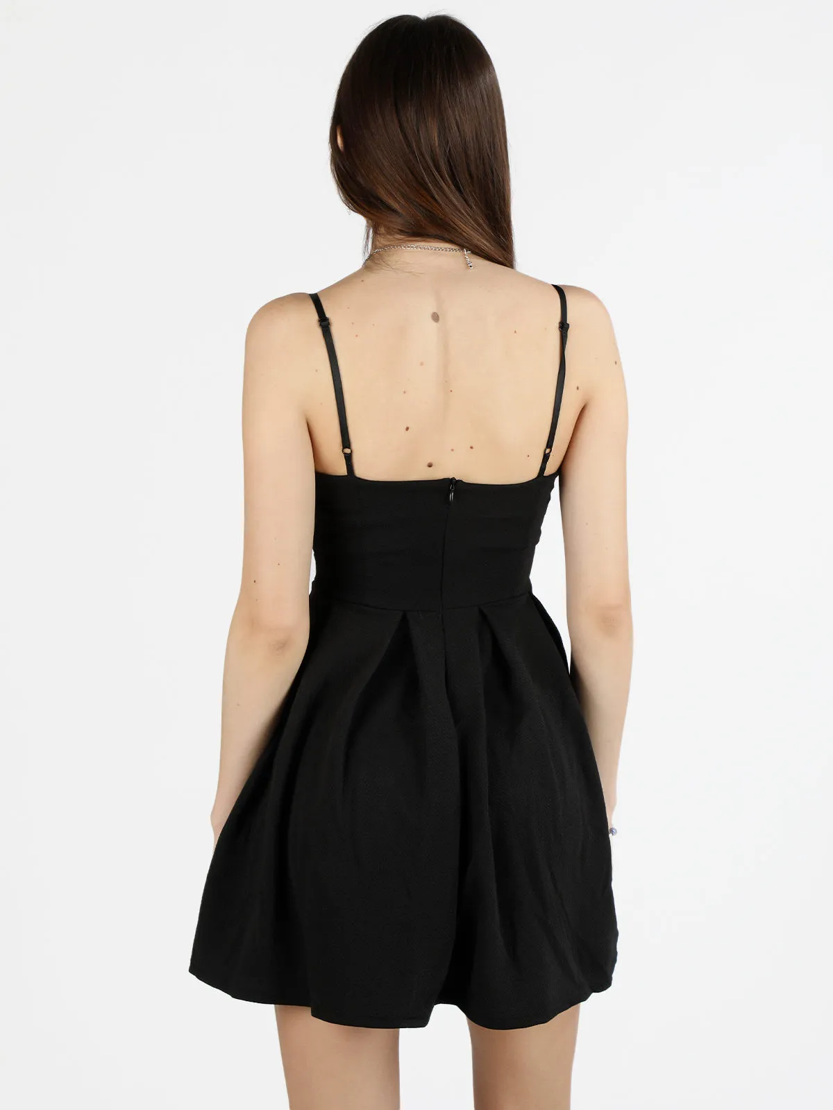 Solada Robe femme courte à fines bretelles