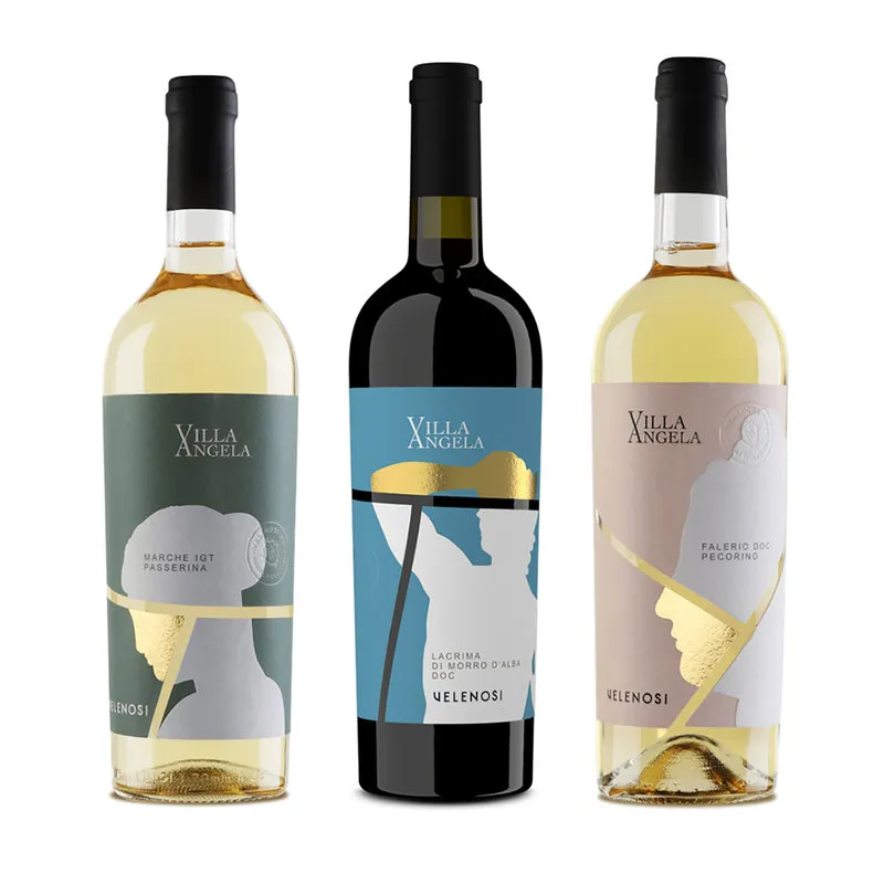 Velenosi 3 bottiglie miste: 1 Passerina 2023 - 1 Lacrima di Morro 2021 - 1 Pecorino 2023